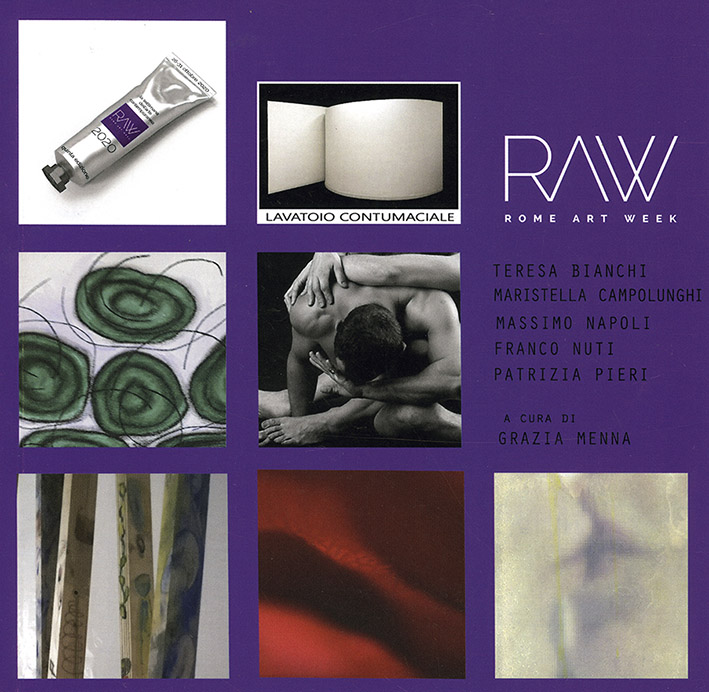 Catalogo della mostra al Lavatoio Contumaciale, Roma, 2020