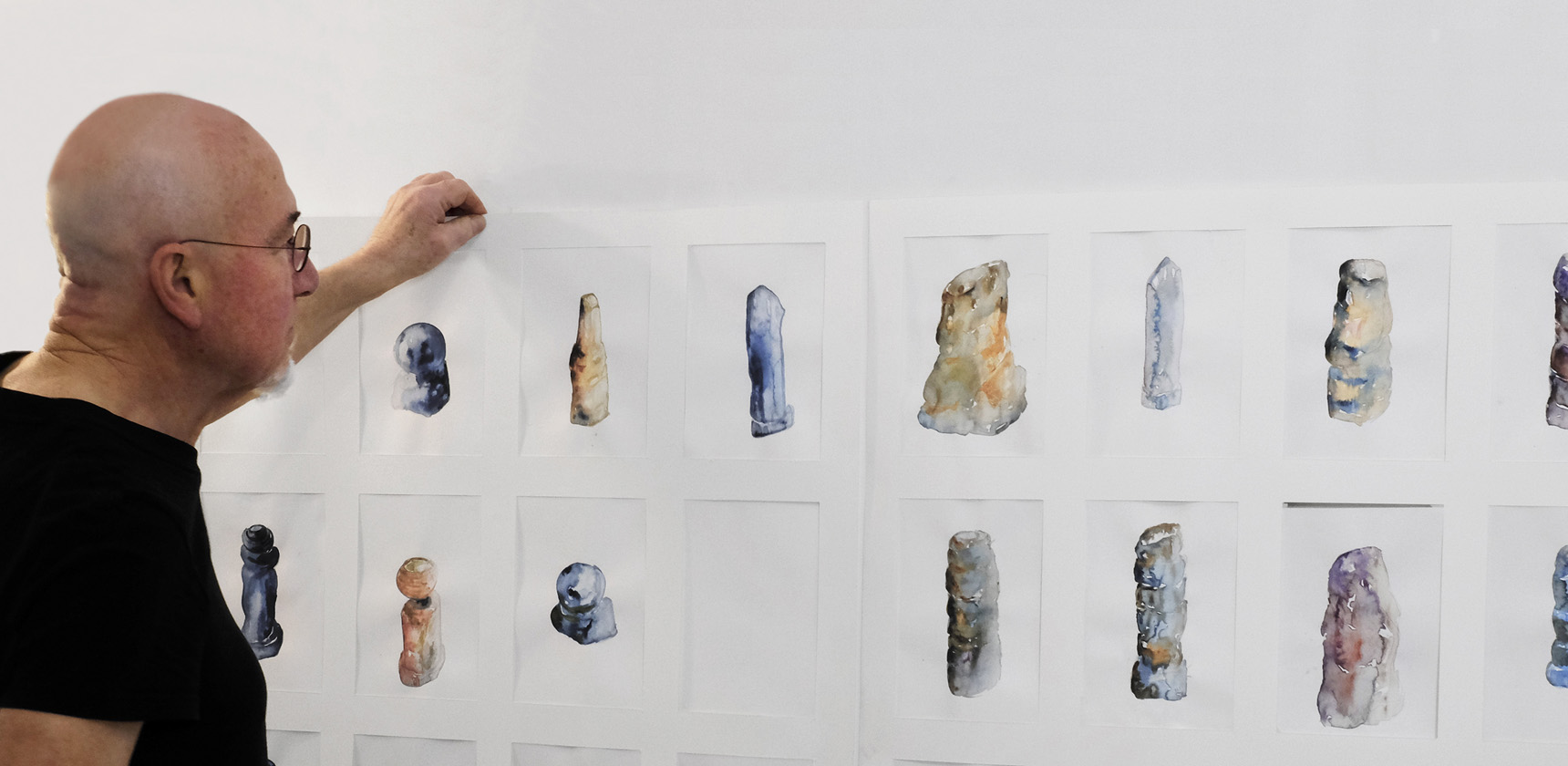 Ritratto nello studio - Artista Franco Nuti